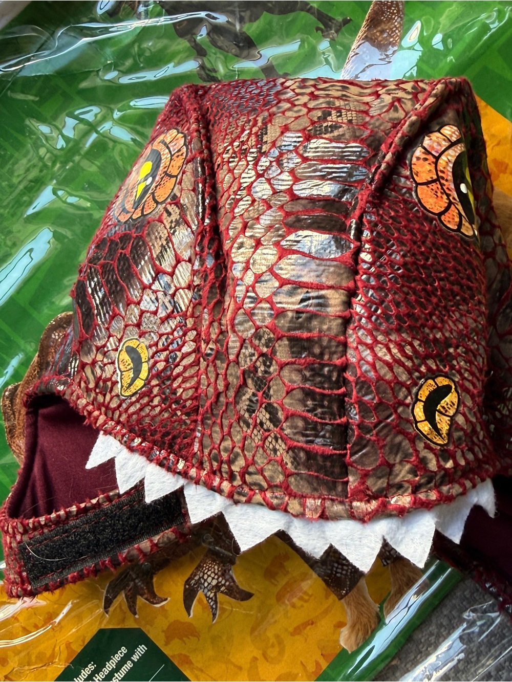 Raptor Dinosaur Dog Costume - Animal Planet - Picture 3 of 10